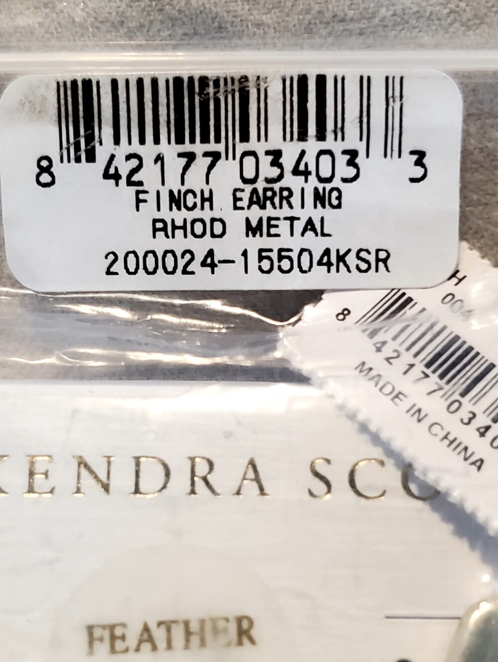 Kendra Scott "Finch" Hammered Earrings Nwt - Picture 5 of 9